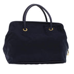 CELINE Hand Bag Nylon Navy  ep1160