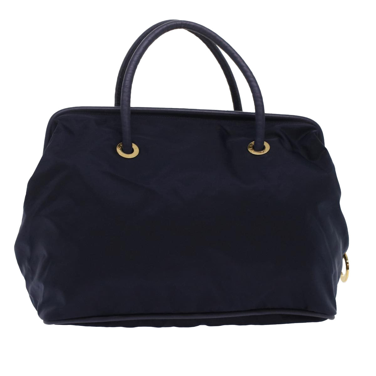 CELINE Hand Bag Nylon Navy  ep1160