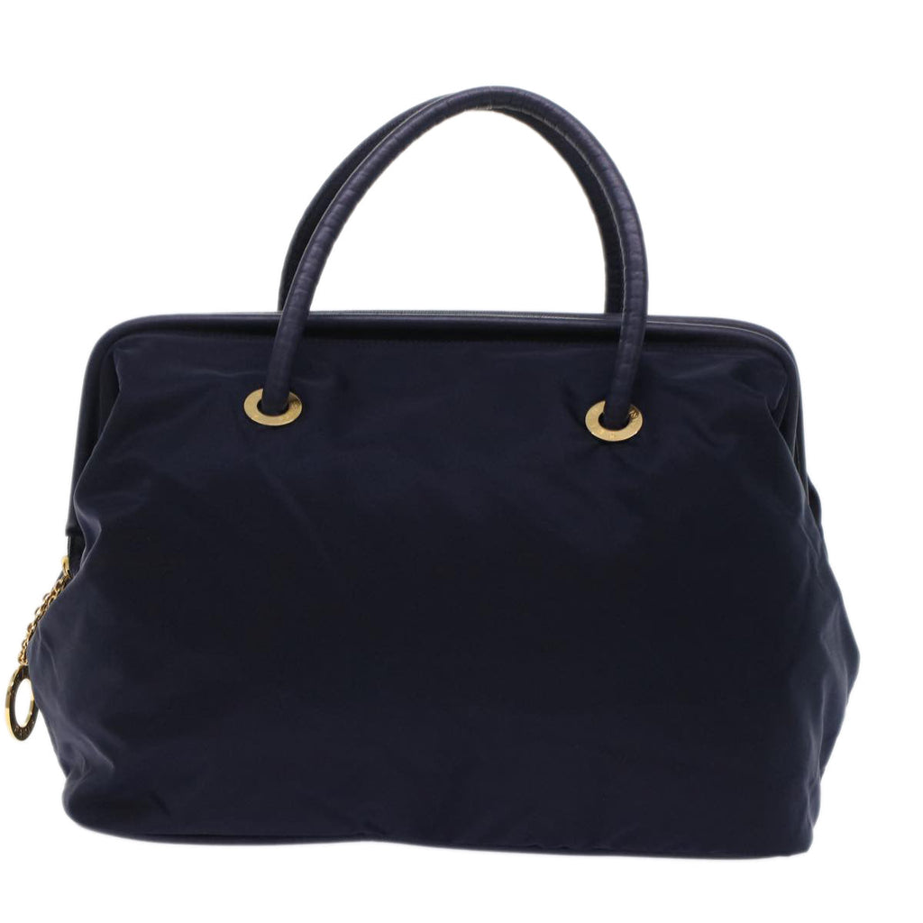 CELINE Hand Bag Nylon Navy  ep1160