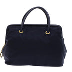 CELINE Hand Bag Nylon Navy  ep1160