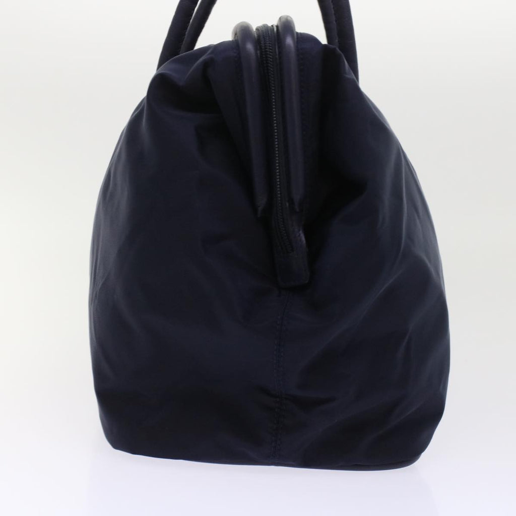 CELINE Hand Bag Nylon Navy  ep1160