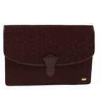 CELINE C Macadam Canvas Clutch Bag Red  ep1263