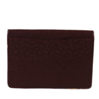 CELINE C Macadam Canvas Clutch Bag Red  ep1263