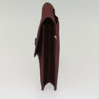 CELINE C Macadam Canvas Clutch Bag Red  ep1263