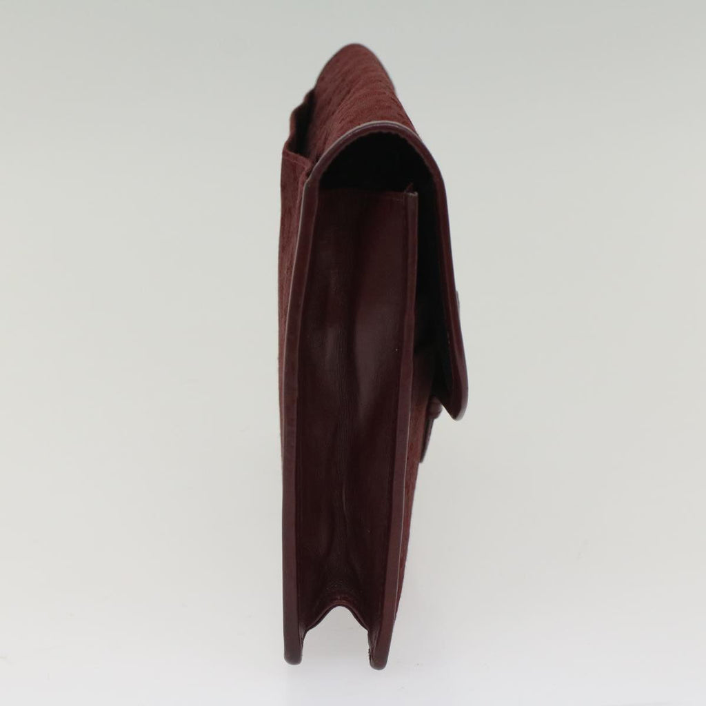 CELINE C Macadam Canvas Clutch Bag Red  ep1263