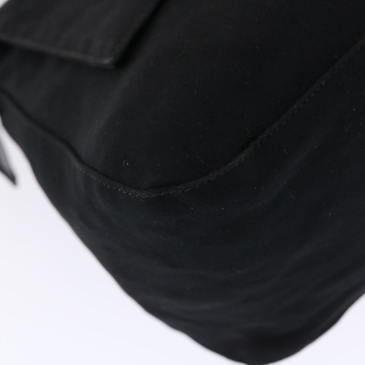 FENDI Mamma Baguette Shoulder Bag Nylon Blackep1270