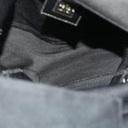 FENDI Mamma Baguette Shoulder Bag Nylon Blackep1270