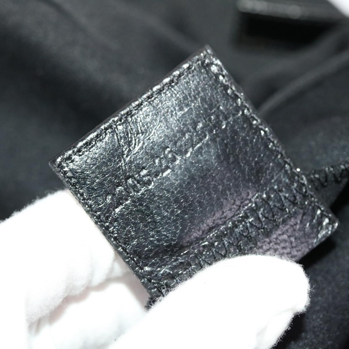 FENDI Mamma Baguette Shoulder Bag Nylon Blackep1270