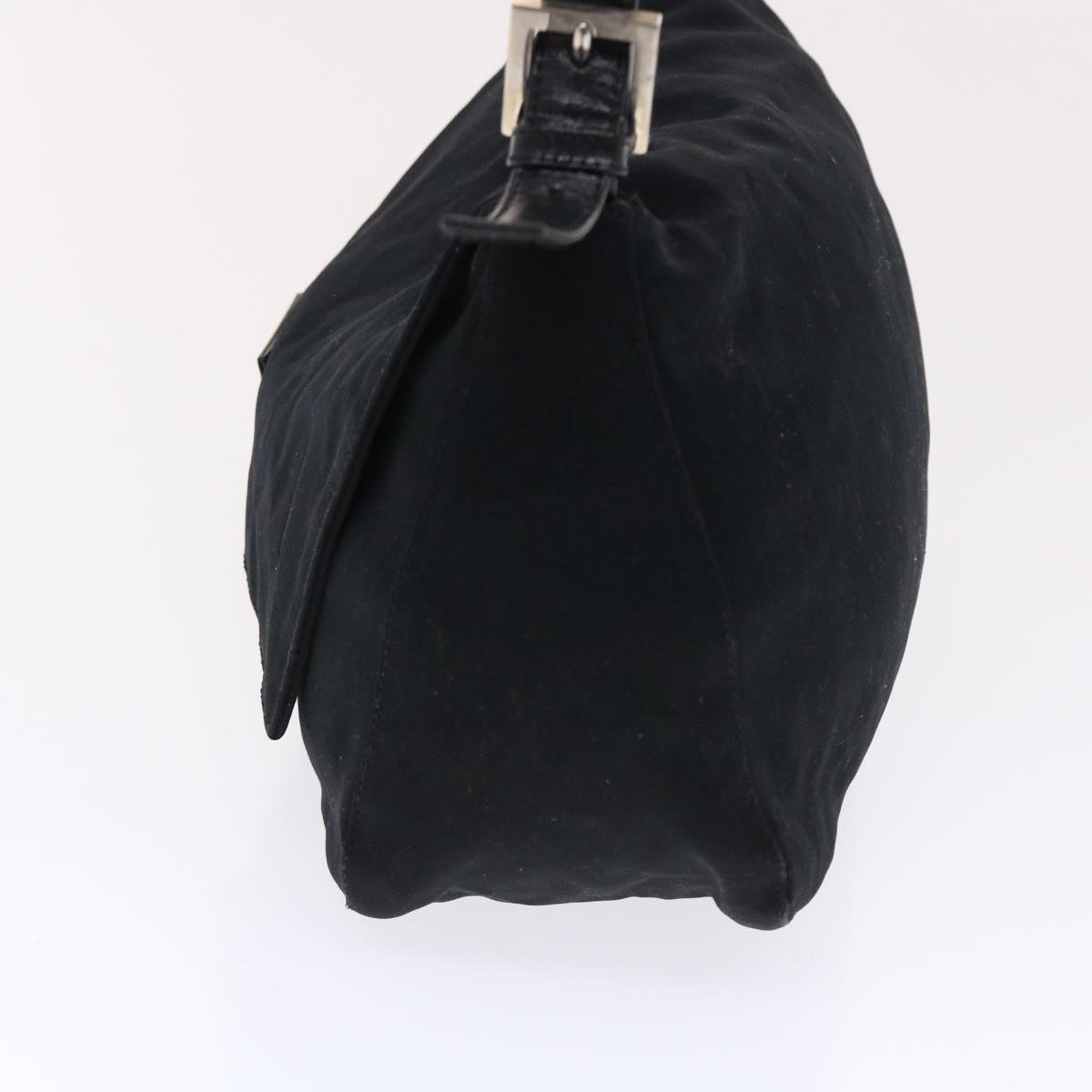 FENDI Mamma Baguette Shoulder Bag Nylon Blackep1270