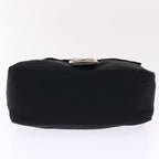 FENDI Mamma Baguette Shoulder Bag Nylon Blackep1270