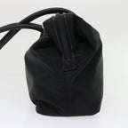 CELINE Shoulder Bag Nylon Leather Black  ep1289