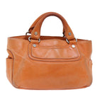 CELINE Hand Bag Leather Orange  ep1358