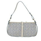 CELINE C Macadam Canvas Shoulder Bag Light Blue  ep1409