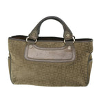 CELINE C Macadam Canvas Hand Bag Brown  ep1454