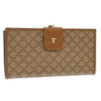 CELINE Macadam Canvas Long Wallet Beige  ep1527