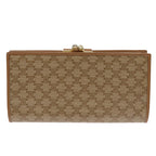 CELINE Macadam Canvas Long Wallet Beige  ep1527