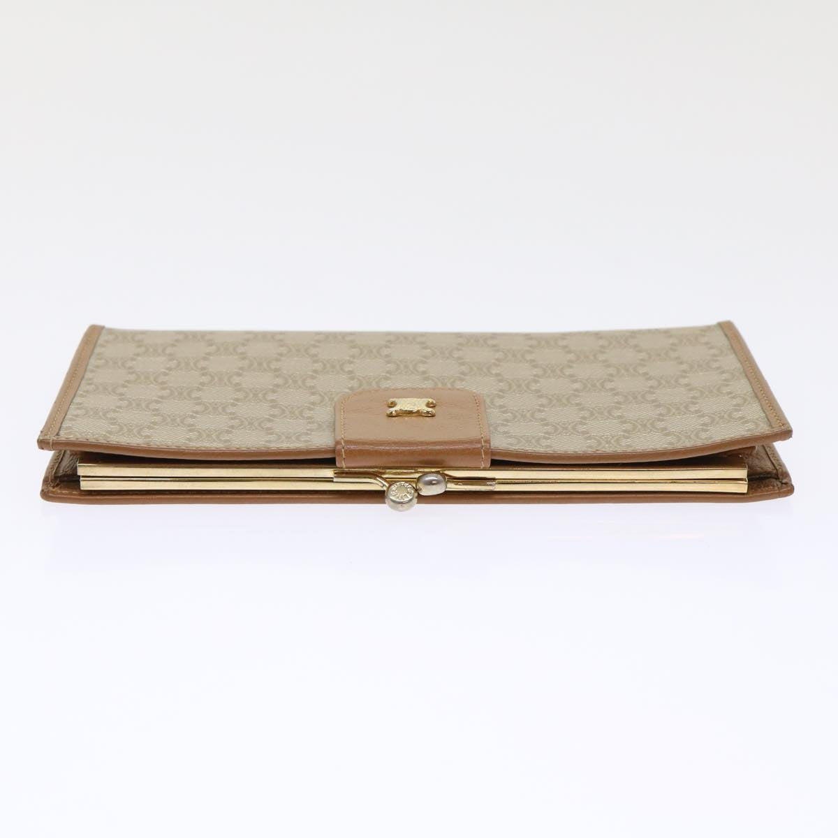 CELINE Macadam Canvas Long Wallet Beige  ep1527