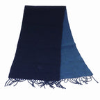CHRISTIAN DIOR Scarf Cashmere Wool Navy Auth ep1578