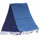 CHRISTIAN DIOR Scarf Cashmere Wool Navy Auth ep1578
