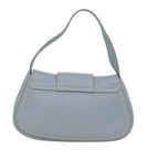 CELINE Shoulder Bag Leather Light Blue  ep1618