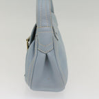 CELINE Shoulder Bag Leather Light Blue  ep1618