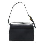 CELINE Shoulder Bag Leather Black Terre Domble  ep1625