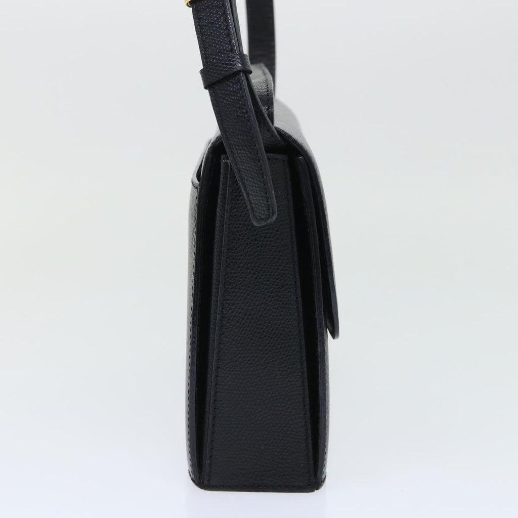 CELINE Shoulder Bag Leather Black Terre Domble  ep1625