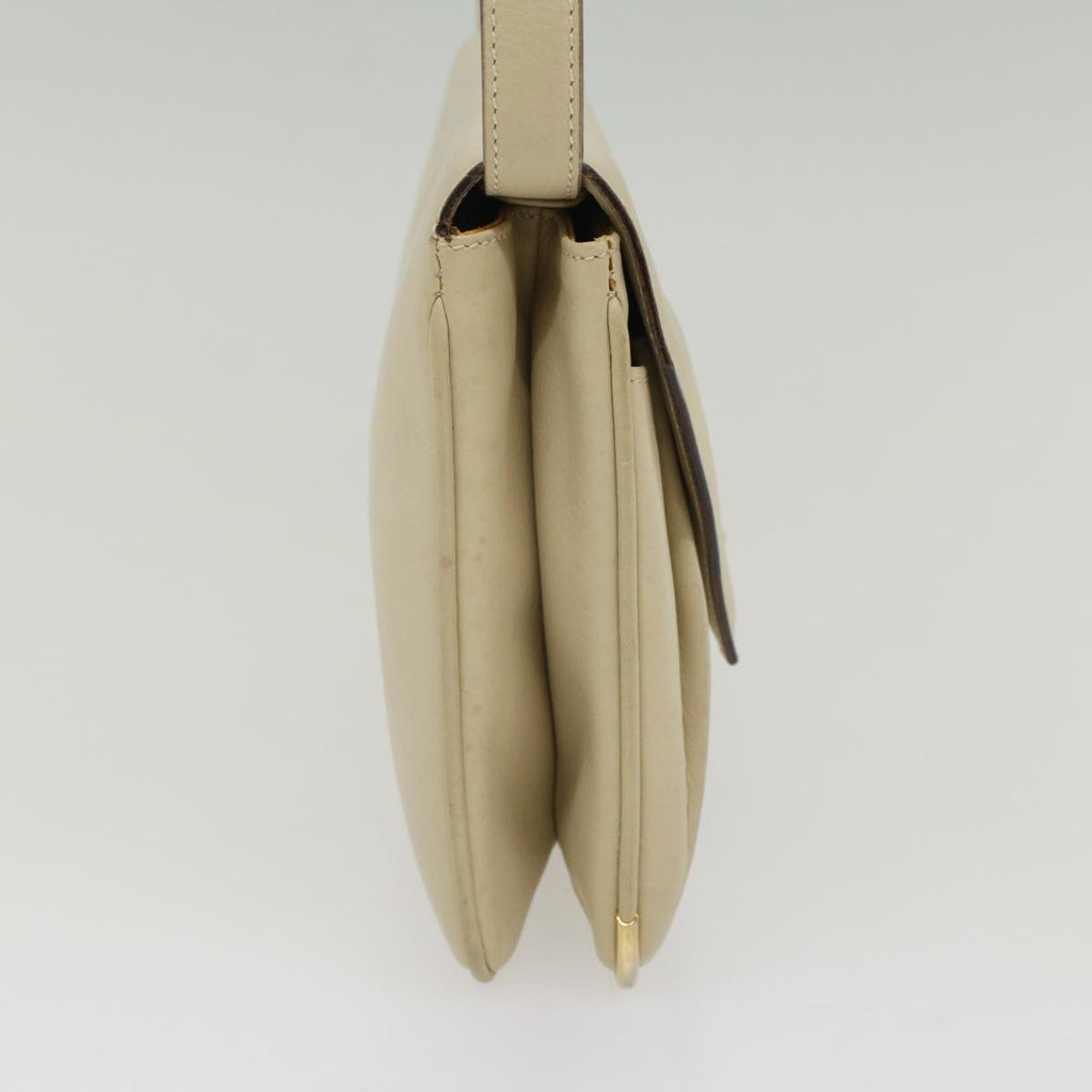 CELINE Shoulder Bag Leather Beige  ep1657