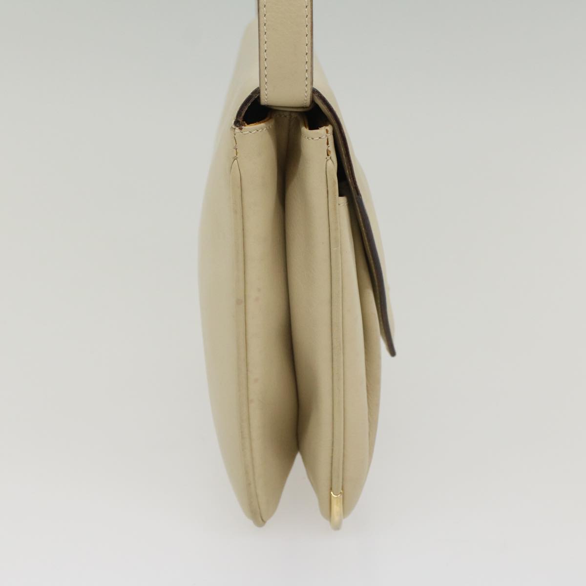 CELINE Shoulder Bag Leather Beige  ep1657