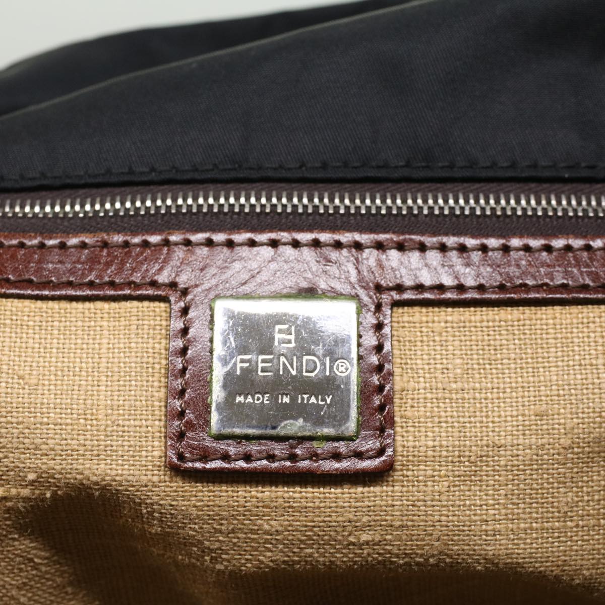 FENDI Tote Bag Nylon Blackep1709