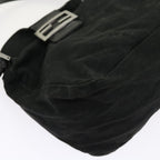 FENDI Mamma Baguette Shoulder Bag Nylon Blackep1775