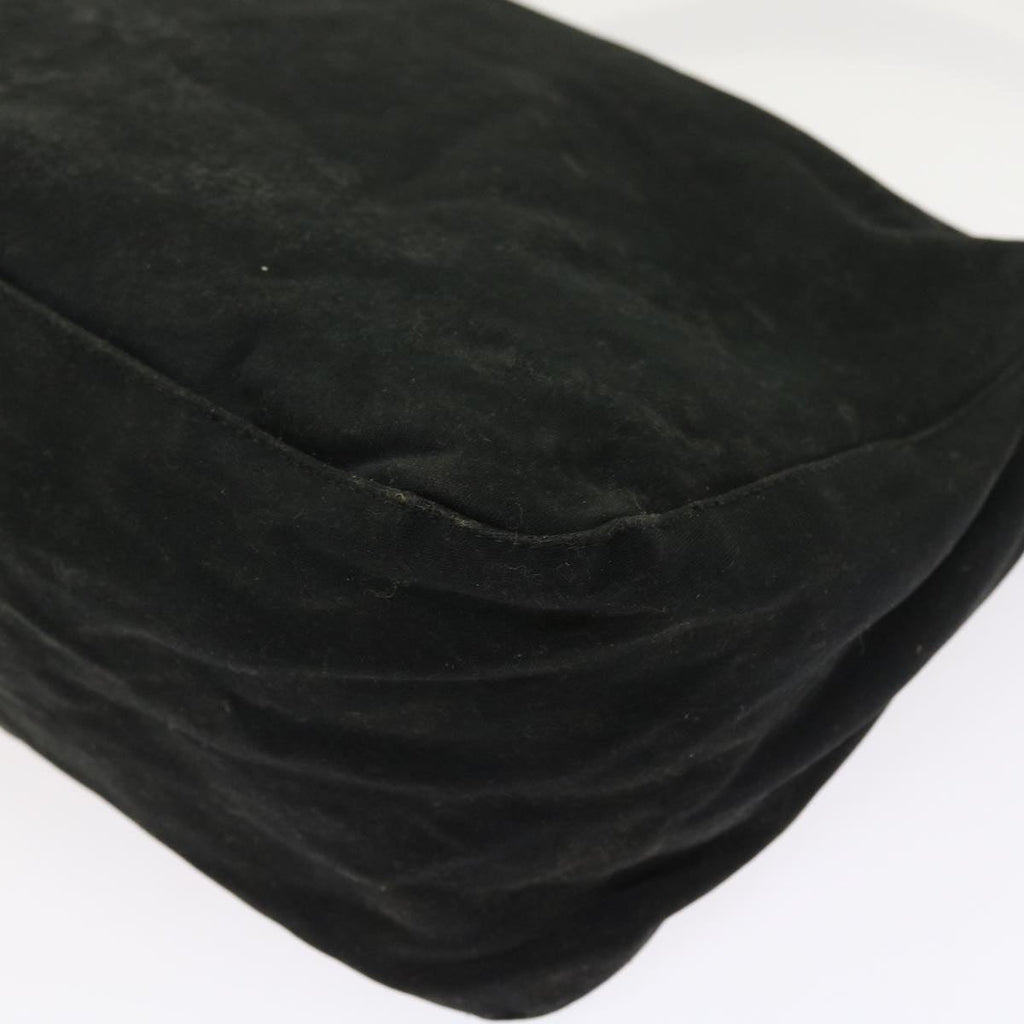 FENDI Mamma Baguette Shoulder Bag Nylon Blackep1775