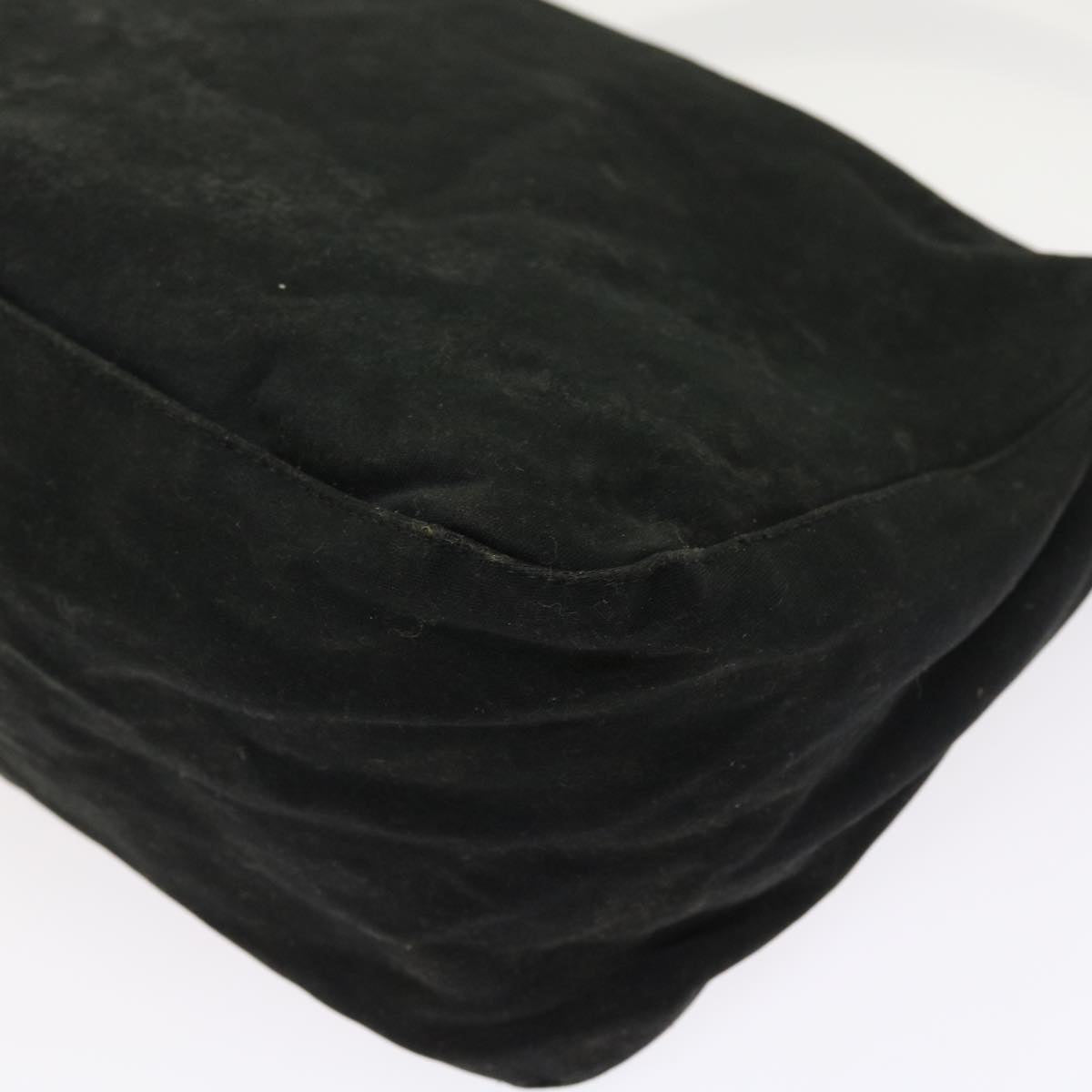 FENDI Mamma Baguette Shoulder Bag Nylon Blackep1775