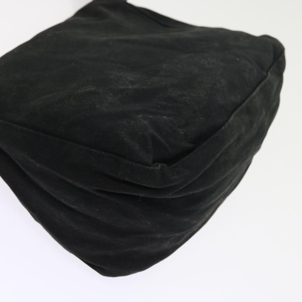 FENDI Mamma Baguette Shoulder Bag Nylon Blackep1775