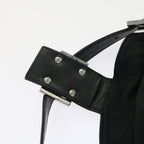 FENDI Mamma Baguette Shoulder Bag Nylon Blackep1775