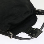 FENDI Mamma Baguette Shoulder Bag Nylon Blackep1775
