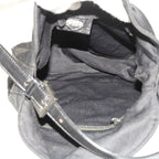 FENDI Mamma Baguette Shoulder Bag Nylon Blackep1775