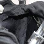 FENDI Mamma Baguette Shoulder Bag Nylon Blackep1775