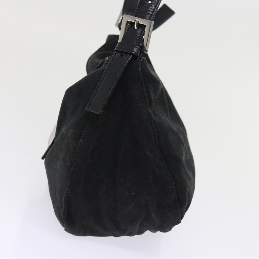 FENDI Mamma Baguette Shoulder Bag Nylon Blackep1775