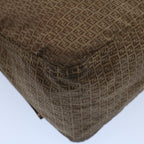 FENDI Zucchino Canvas Shoulder Bag Brownep1788
