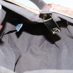 FENDI Zucchino Canvas Shoulder Bag Brownep1788