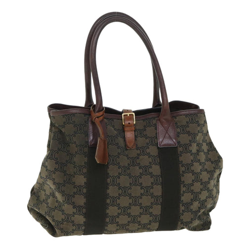 CELINE Macadam Canvas Shoulder Bag Brown  ep1795