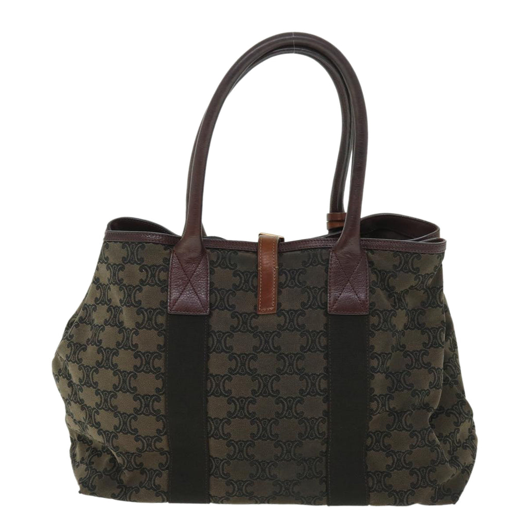 CELINE Macadam Canvas Shoulder Bag Brown  ep1795