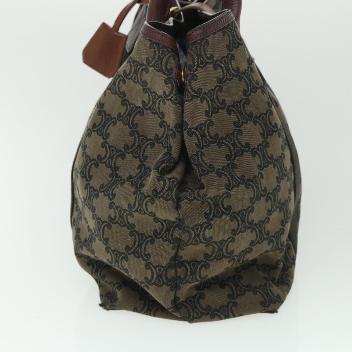 CELINE Macadam Canvas Shoulder Bag Brown  ep1795