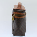 CELINE Macadam Canvas Hand Bag PVC Leather Brown  ep1829