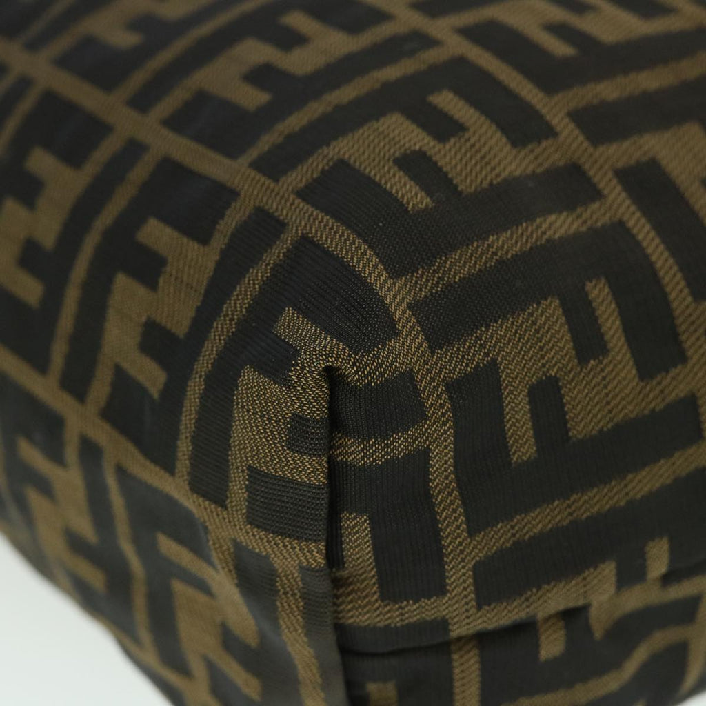 FENDI Zucca Canvas Pouch Black Brown 2119 26545 099ep1838