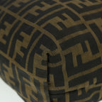 FENDI Zucca Canvas Pouch Black Brown 2119 26545 099ep1838