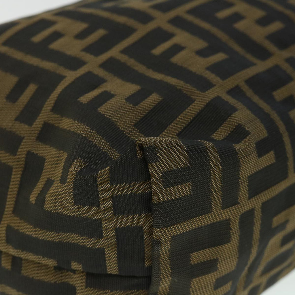 FENDI Zucca Canvas Pouch Black Brown 2119 26545 099ep1838