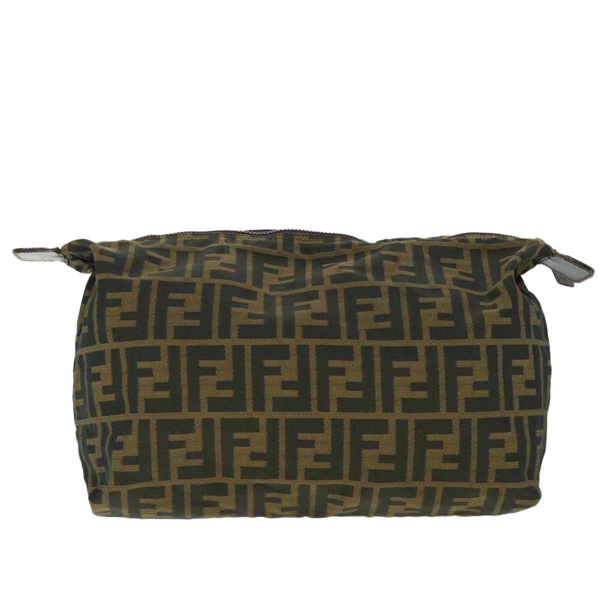 FENDI Zucca Canvas Pouch Black Brown 2119 26545 099ep1838