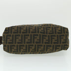 FENDI Zucca Canvas Pouch Black Brown 2119 26545 099ep1838